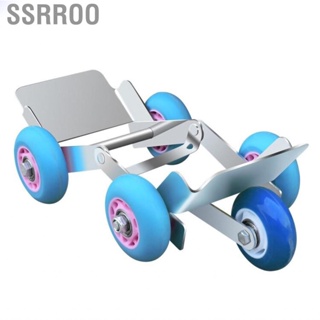 Ssrroo Flat Tire Booster Trolly Emergency Roller Move Tool with 5 Wheels for Heavy Duty Bicycle Motorcycle Tricycle