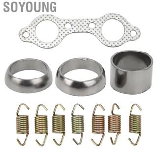 Soyoung Exhaust Gasket Spring Rebuild Kit  Strong Sealing 5811511 Exquisite Workmanship for Motorcycle