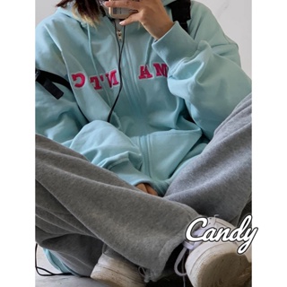 Candy Kids  เสื้อผ้าผู้ญิง แขนยาว เสื้อฮู้ด คลุมหญิง สไตล์เกาหลี แฟชั่น  Chic ทันสมัย Unique ทันสมัย A98J1LB 36Z230909