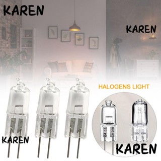 Karen หลอดไฟฮาโลเจน หรี่แสงได้ 12V 220V G4 G5.3 G9 2023 10W 20W 35W 40W 5 ชิ้น