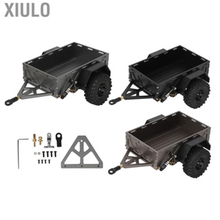 Xiulo RC Car Hitch Trailer Aluminum Alloy Antislip Rubber Tire Rustproof for Traxxas TRX4M 1/18