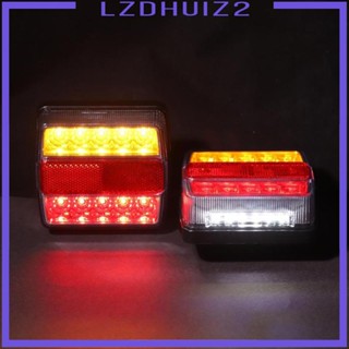 [Lzdhuiz2] ชุดไฟแสดงสถานะ LED 12V สําหรับรถบรรทุก รถพ่วง