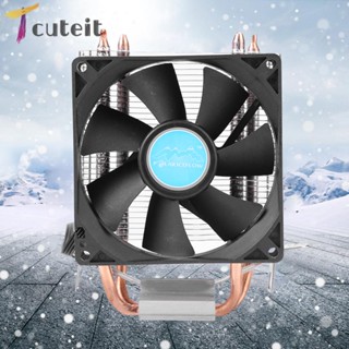 Tcuteit POLAR ICEFLOW พัดลมระบายความร้อน CPU พร้อมใบพัดสีเขียว สําหรับ AMD LGA 2011 1366 115X