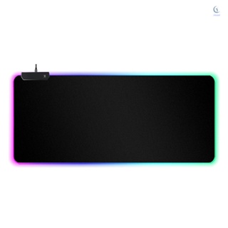 Xiaomiyoupin)rgb แผ่นรองเมาส์เกมมิ่ง มีไฟ Led ขนาดใหญ่ 800x300x4 มม. 14 โหมด สําหรับ Gamer HOT 1