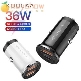 Mayshow ซ็อกเก็ตชาร์จในรถยนต์ PD USB Type C ชาร์จเร็ว