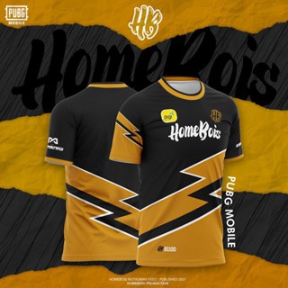 เสื้อกีฬาแขนสั้น ลายทีม PUBG Jersey HOMEBOIS 2021