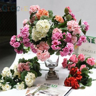 ⭐NEW ⭐Artificial Flowers Decor Decoration Fake Floral Geranium Indoor Outside