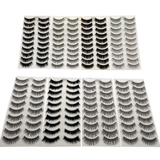 80pairs Charming 3D Cosmetic Fashion For Women Accessories Eye Makeup Beginner Extra Long Artificial Fiber False Eyelash