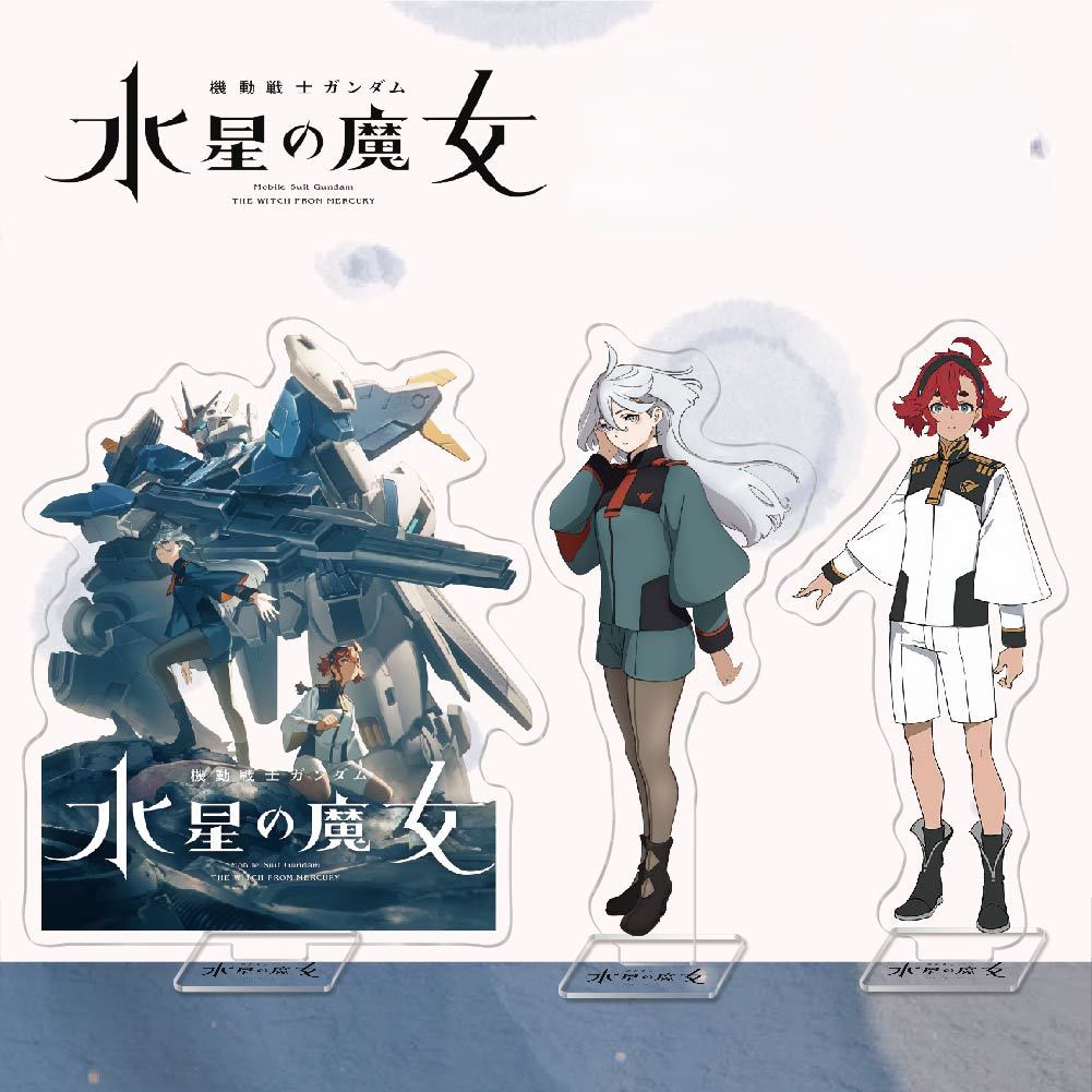 โมเดลกันดั้ม แม่มด จากอะคริลิก Ericht Samaya Miorine Rembran สําหรับตกแต่งบ้าน