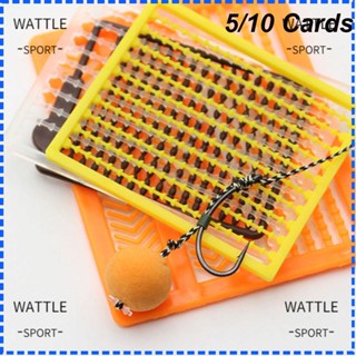 Wattle ลูกปัดหยุดตะขอตกปลา สุ่มสี