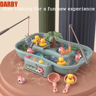 Darby เกมตกปลาไฟฟ้า รูปเป็ด เพื่อการเรียนรู้ สําหรับเด็กอนุบาล