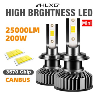 【เศรษฐกิจ】หลอดไฟตัดหมอกเทอร์โบ Led H7 200W 25000LM CSP H4 H1 H11 H8 H9 9005 9006 HB3 HB4 110W 6000K PTF 12V ขนาดเล็ก