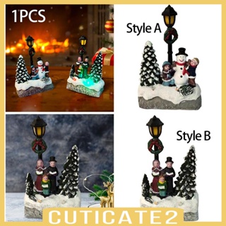 [Cuticate2] โมเดลเรซิ่น รูปสโนว์สเคป ขนาดเล็ก สําหรับตกแต่งห้องนอน ห้องนั่งเล่น