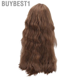 Buybest1 Wig Headgear  Long Curly Synthetic Wear Resistant Adjustable for Party Cosplay