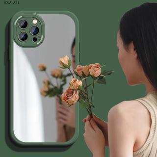 Compatible With Samsung Galaxy A11 A12 A13 A21S A31 A32 A51 A71 4G 5G เคสซัมซุง สำหรับ Case Ultra-thin Mirror เคส เคสโทรศัพท์ เคสมือถือ