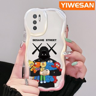 เคสโทรศัพท์มือถือแบบนิ่ม ใส กันกระแทก ลายการ์ตูน Sesame Street สําหรับ Xiaomi POCO M3 Pro 4G M3 Pro 5G Redmi Note 10 5G Note 10T Note 10 Pro Max