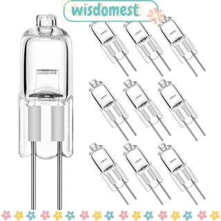 Wisdomest หลอดไฟฮาโลเจน 10W 20W 12V LED G4 10 ชิ้น