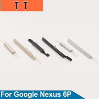  ปุ่มเปิดปิด ปุ่มปรับระดับเสียงด้านข้าง สําหรับ Huawei Google Nexus 6P H1511 H1512