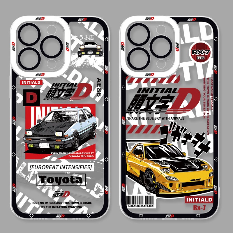 เคสโทรศัพท์มือถือ แบบนิ่ม ลายการ์ตูนอนิเมะ Initial D น่ารัก สําหรับ case Realme Note 50 C67 C51 11X 5G 11 C53 GT Master Edition C55 C33 C30 C30S C3 C11 2021 C12 C15 C17 C20 C21Y C25Y C25 C25S C35 5 6 7 5i 6i 7i 8i 8 9 10 Pro Plus Narzo 50 50i Prime