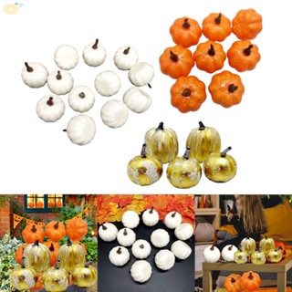 【VARSTR】Faux Pumpkin Foam For Halloween Multiple Sizes Photo Props Realistic DIY