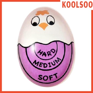 [Koolsoo] เครื่องจับเวลาต้มไข่ ขนาดเล็ก น่ารัก เปลี่ยนสีได้ สําหรับบ้าน ร้านอาหาร