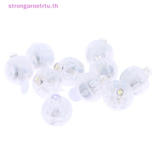 Strongaroetrtu ลูกโป่งไฟนีออน Led ขนาดเล็ก สําหรับตกแต่งปาร์ตี้ 10 ชิ้น