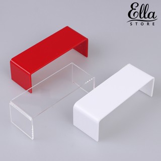 Ellastore123 ชั้นวางเครื่องประดับ อะคริลิคใส รูปการ์ตูนอนิเมะ สําหรับวางคัพเค้ก เครื่องประดับ 3 ชิ้น