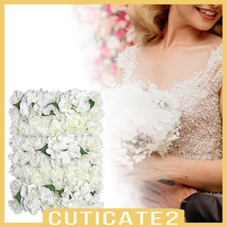 [Cuticate2] แผงดอกกุหลาบประดิษฐ์ สําหรับตกแต่งพื้นหลังสวน งานแต่งงาน