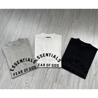 Ss23 ESSENTIALS FOG เสื้อยืดคอกลม แขนสั้น ขนาดใหญ่ แฟชั่นฤดูร้อน สําหรับผู้ชาย และผู้หญิง