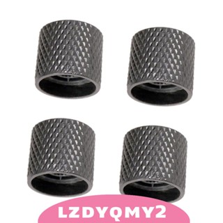 [Lzdyqmy2] ปุ่มลูกบิดปรับระดับเสียงกีตาร์ไฟฟ้า เหล็ก 4 ชิ้น