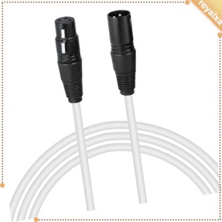 [Reyalxa] สายเคเบิลไมโครโฟน XLR XLR ตัวเมีย เป็น XLR ตัวผู้ 3pin เชื่อมต่อตรง