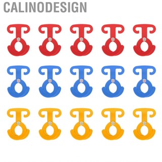 Calinodesign T Ring Hooks  Self Lock Versatile 5PCS Tent Rope for Outdoor