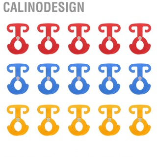 Calinodesign T Ring Hooks  Self Lock Versatile 5PCS Tent Rope for Outdoor