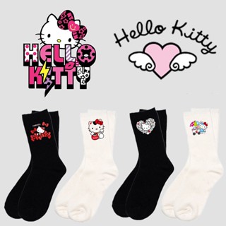 ถุงน่องอุ่นขา ลาย Hello Kitty น่ารัก แฟชั่นสําหรับผู้ชาย และผู้หญิง นักเรียน