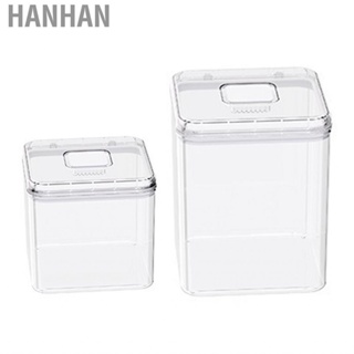 Hanhan Rice Container  Large  Airtight Storage Bin Moistureproof for Kitchen