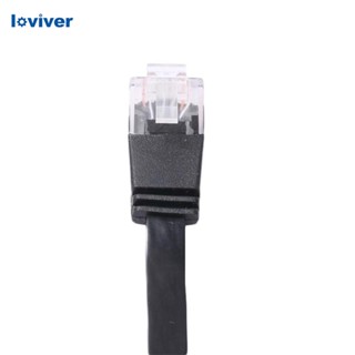 [Loviver] Cat-6 Gigabit สายเคเบิลอีเธอร์เน็ต ยืดหดได้ สําหรับเราเตอร์ Wifi LAN เครือข่าย 1 เมตร