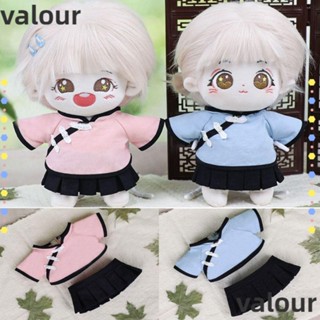 Valour ชุดเสื้อผ้าแฟชั่น ผ้าฝ้าย 20 ซม. 20 ซม. สไตล์จีน สําหรับตุ๊กตา DIY