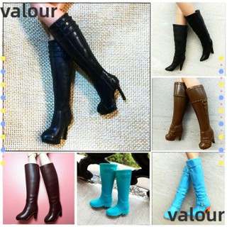 Valour รองเท้าบูท ความยาวถึงเข่า 2.2 ซม. สีสันสดใส สําหรับผู้หญิง