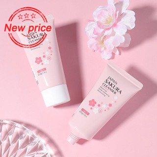 Malorye LAlKOU Japan Sakura Gentle Cleansing คลีนเซอร์ทําความสะอาดผิวหน้า ให้ความชุ่มชื้น N6E3