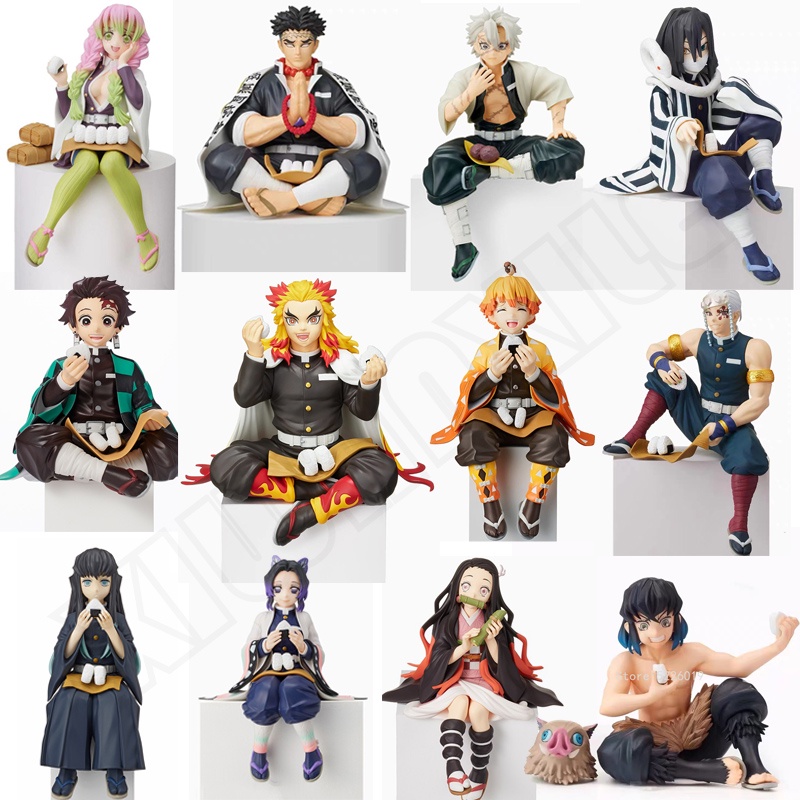14 Styles Premium Chokonose Kimetsu no Yaiba Anime Figure Agatsuma Zenitsu Hashibira Inosuke Action 
