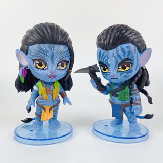 โมเดลฟิกเกอร์ PVC Avatar 2 Neytiri &amp; Jake Sully ขนาด 12 ซม. ของเล่นสําหรับเด็ก 9OQK