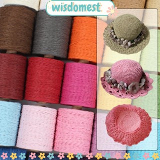 Wisdomest ตะกร้าผ้าถักนิตติ้ง หลากสี สําหรับถักนิตติ้ง DIY