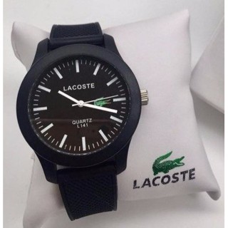 Lacoste นาฬิกาข้อมือ สําหรับผู้ชาย ผู้หญิง พร้อมกล่องฟรี และแบตเตอรี่ L141