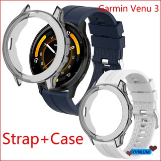 เคสซิลิโคน พร้อมสายคล้อง สําหรับ Garmin Venu 3 Garmin Venu3