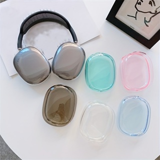 เคสหูฟังไร้สาย แบบใส สําหรับ AirPods Max 2 ชิ้น ต่อชุด