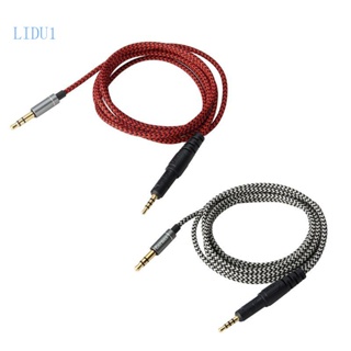 Lidu1 สายเคเบิลหูฟัง ตัดเสียงรบกวน ยาว 1 2 เมตร 3 5 มม. ถอดออกได้ สําหรับ ATH-M50x M40x M70x M6