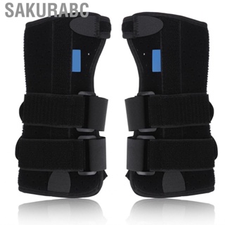 Sakurabc Carpal Tunnel Wrist Brace Support Detachable Stand Fiber Material for Syndrome Sprain