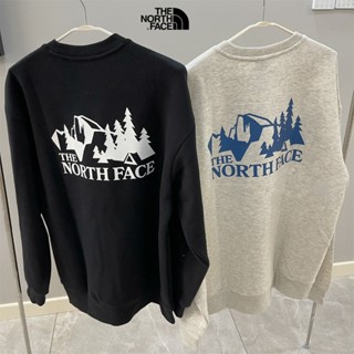 เสื้อกันหนาวแขนยาว ปักลายโลโก้ The North Face สําหรับผู้ชาย