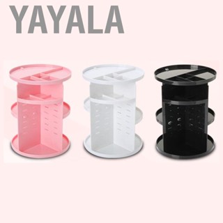 Yayala Rotating Cosmetic Organizer 360 Degree Makeup Display Spinning Holder for Lipstick