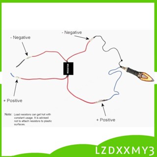 [Lzdxxmy3] ตัวต้านทานรีเลย์ไฟกะพริบ LED 21W Dual A สําหรับรถจักรยานยนต์